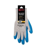 Kinco Polyester-Cotton Knit-Shell Gloves, with Latex Palm, Large Size