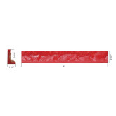 Butterfield Color Cantilevered Step Form Edge Liner, Cut Stone Pattern, 8' L x 2-1/2" H