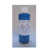 Proline Duracolor EZ-Accent Acrylic Concrete Stain, in Turquoise Blue Color, 4-Ounce Bottle