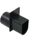 Stegmeier Adjustable Paver Drain End Adaptor, for Connection to 1-1/2" PVC Pipe
