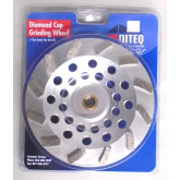 Diteq Diamond Cup Grinding Wheel, 7" Diameter, with 12 Segments with 7/8"-5/8 Arbor