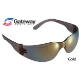 Gateway Safety Starlite Safety Glasses, with Gold Mirrored Lens