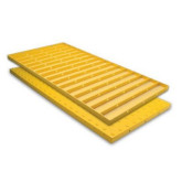 ADA Solutions Cast-in-Place Tactile Detectable Warning Surface, 2' W x 4' L, in Yellow Color