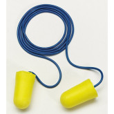 Radnor Tapered Polyurethane Foam Disposable Corded Ear Plugs, One Pair per Pouch