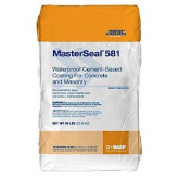 BASF MasterSeal 581, Waterproof Cement-Based Coating, in White Color, 50-Pound Bag