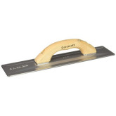 Goldblatt Magnesium Bevel-End Float, with Wood Handle, 16" L x 3-1/2" W