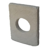 Dutch Quality Light Block, in Tan Color, 8" W x 11" H, with 4" Diameter Opening