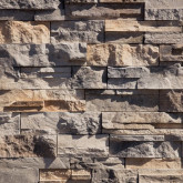 Dutch Quality Dry Stack Corner Stone, in Prestige Grey Brown Color, Sold in Boxes of 8 Lineal Feet
