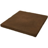 Dutch Quality Hearthstone, 19" W x 20" L x 1-1/2" H, in Taupe Brown Color