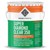 Euclid Super Diamond Clear 350, Premium High-Solid Curing Compound, 5-Gallon Can