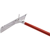 Marshalltown Open-Angle Pull Crete Placer, 60" L Red Aluminum Handle