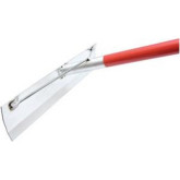 Marshalltown Aluminum Pull Crete Concrete Spreader, with 60" Long  Red Handle