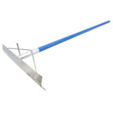 Marshalltown Octagon Kumalong Concrete Placer, with Hook, 19-1/2" W x 4" H Blade, 60" L Handle
