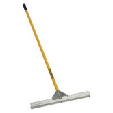 Seymour Midwest 24-inch Squeegee Frame, with 66-inch Yellow Aluminum Handle, Rubber Blade Sold Seperately