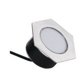 Bold Lighting Diamond Hex Recessed Light, Stainless-Steel, Sold Individually