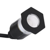 Bold Lighting Ruby Mini, Hex, Recessed Light, Black, Sold Individually