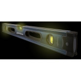 Swanson Tool 48" Lighted Box-Beam Level, with LED Lighted Vials