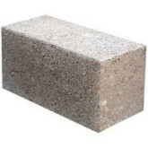 Solid Concrete Block, 12" W X 4" H  X 16" L