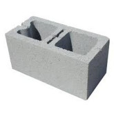 Hollow Concrete Block, 8" W X 8" H X 12" L