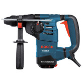Bosch Corded 1-1/8" SDS-Plus Rotary Hammer Drill for Concrete and Masonry, includes Carrying Case