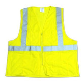 Hivizgard Economy Mesh Safety Vest, in Fluorescent-Yellow, Extra-Large Size