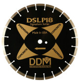 Dixie Diamond Premium Blade for Cured Concrete, 14" Diameter,  1" Arbor