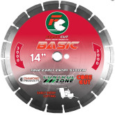 Diamond Products "Red" First-Cut Early-Entry Diamond Blade, 6" Diameter,  1" Arbor