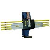 Kraft Tool Round-End Bull Float Kit, with 48" Long Float, Adjustable Bracket and Quick-Clasp Float Case