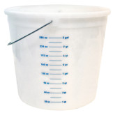 Kraft Tool Ten-Quart Plastic Bucket with Gradations