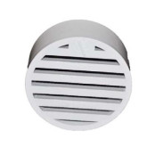 Tolloti Pipe PVC Litewall Grate, 4" Diameter