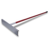 Marshalltown Aluminum Push-N-Pull Concrete Placer, with 60" Long Aluminum Handle, 20" x 4" Blade
