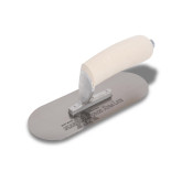 Marshalltown Spring-Steel Pool Trowel, with Wood Handle, 10" L x 3" W