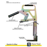 Pave Tool Quick-E-Lifter for Carrying Pavers, Set of Two
