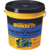 Quikrete Vinyl Concrete Patcher, in Gray Color, 20-Pound Bucket
