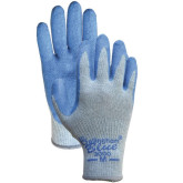 Bellingham Blue Work Gloves, PVC Coated, Large Size