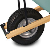 Brentwood Replacement Oversized Turf-Tread Wheel Assembly, 6" Wide