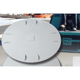 Multiquip 24" SuperFlat Float Pan for Mulitquip Power Trowels, Latch-Pin Design