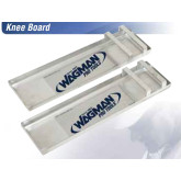 Wagman Stainless-Steel Slider Knee Boards, One Pair