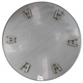 Allen Steel Float Pan, 62.5" Diameter, with Heavy-Duty Welded Z-Clips